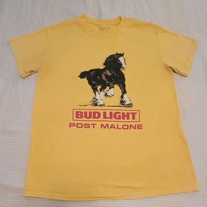 Post Malone Budweiser Dive Bar Tour 18 Small Shirt